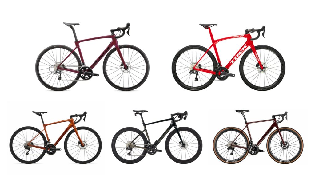 Brand Comparison Top 5 Endurance Road Bikes MyVeloFit